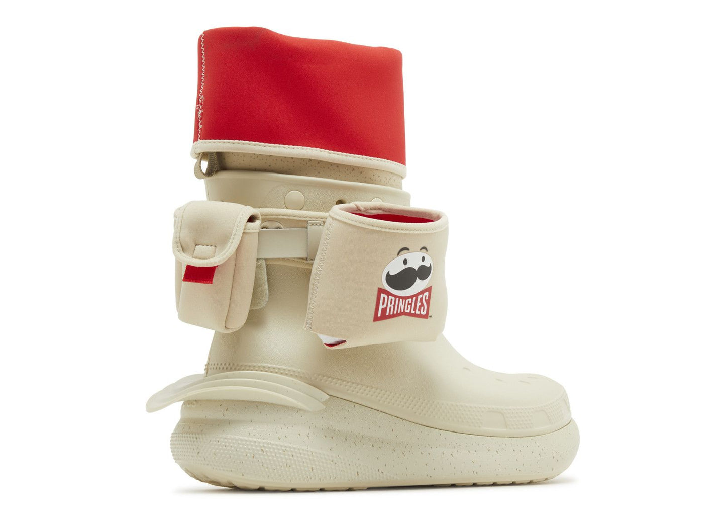 Pringles x Crocs Classic Crush Boot "Bone"