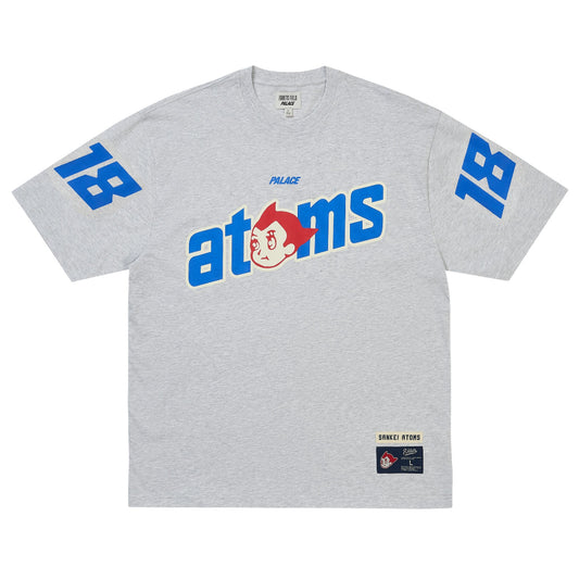 Palace Sankei Atoms T-Shirt "Grey Marl"