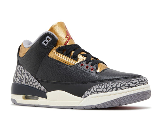 Air Jordan 3 Retro WMNS "Black Cement/Gold"