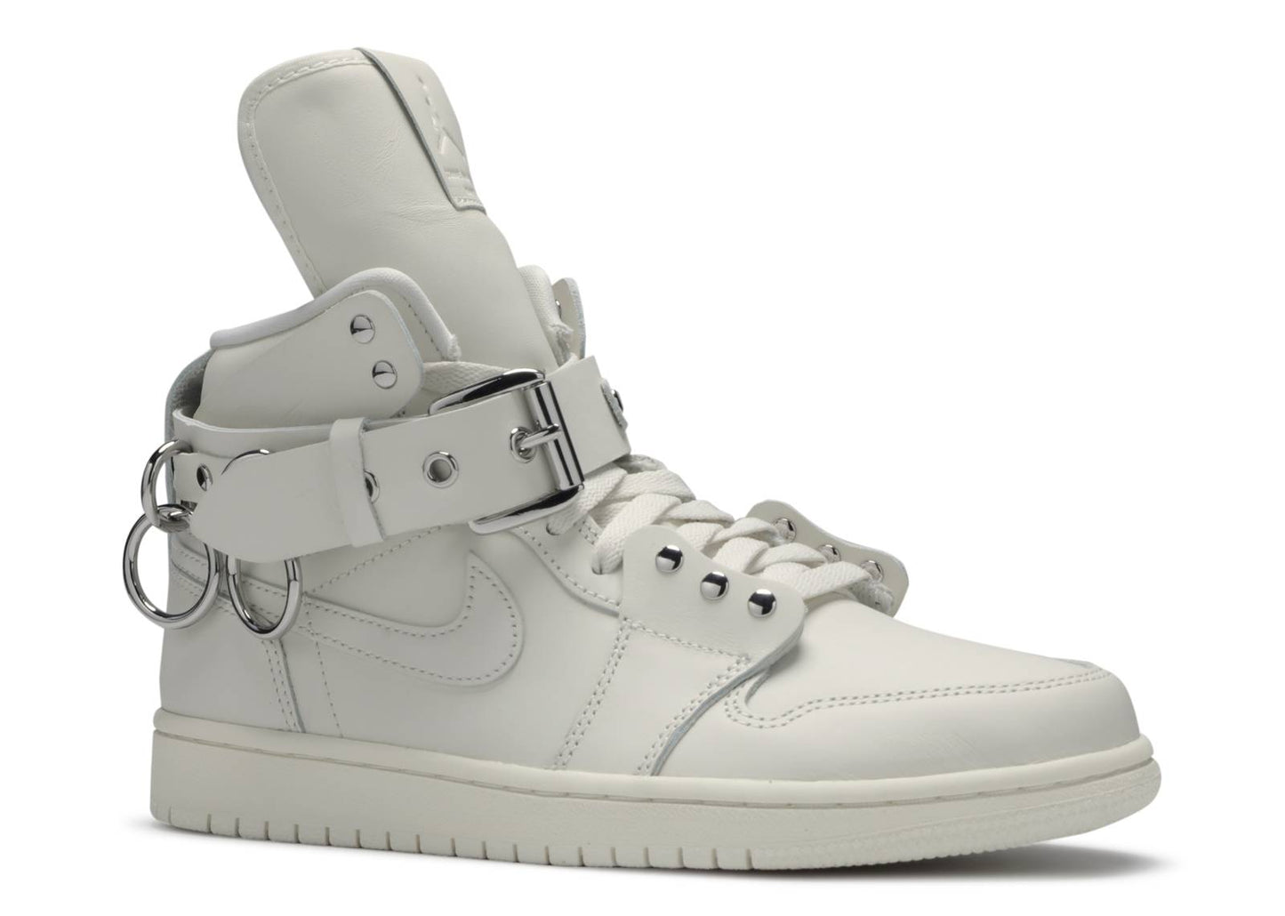 Comme des Garcons x Air Jordan 1 Retro High Strap SP "White"