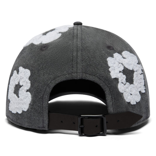 Denim Tears Cotton Wreath Dyed Cap "Black"