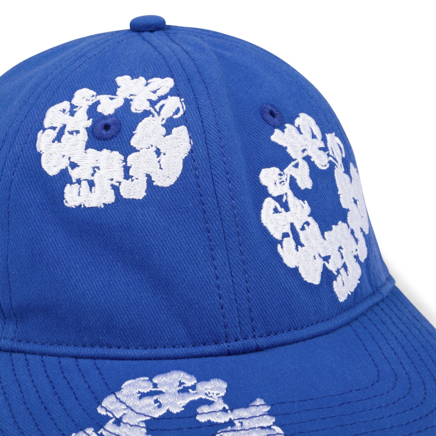 Denim Tears The Cotton Wreath Cap "Blue"
