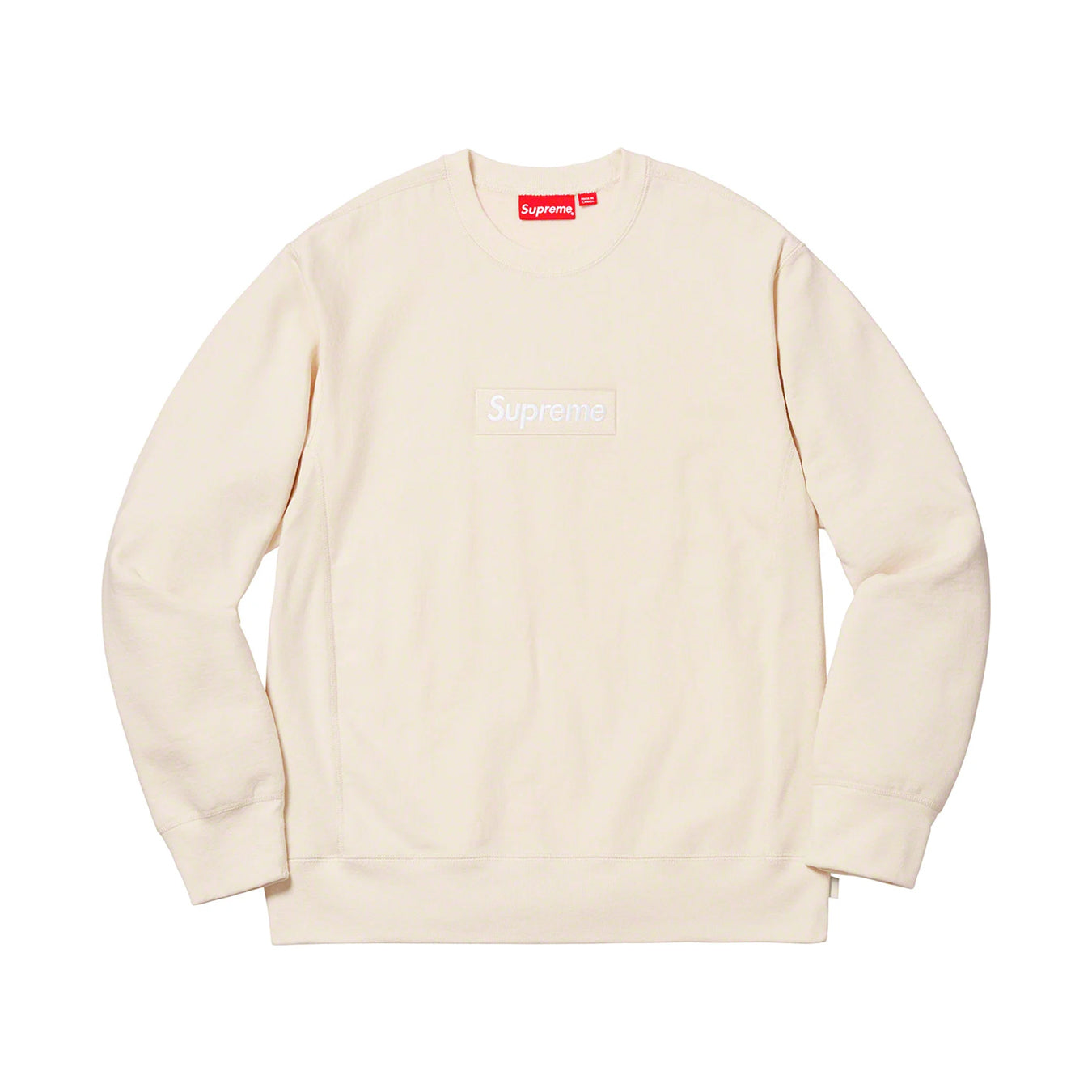 Supreme Box Logo Crewneck "Natural"