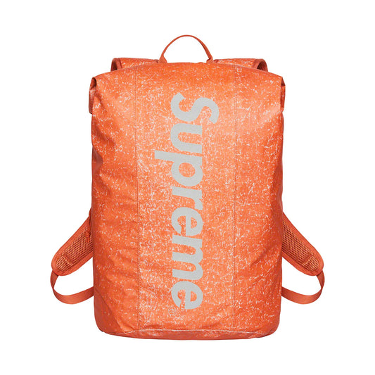 Supreme Waterproof Reflective Speckled Backpack "Orange"