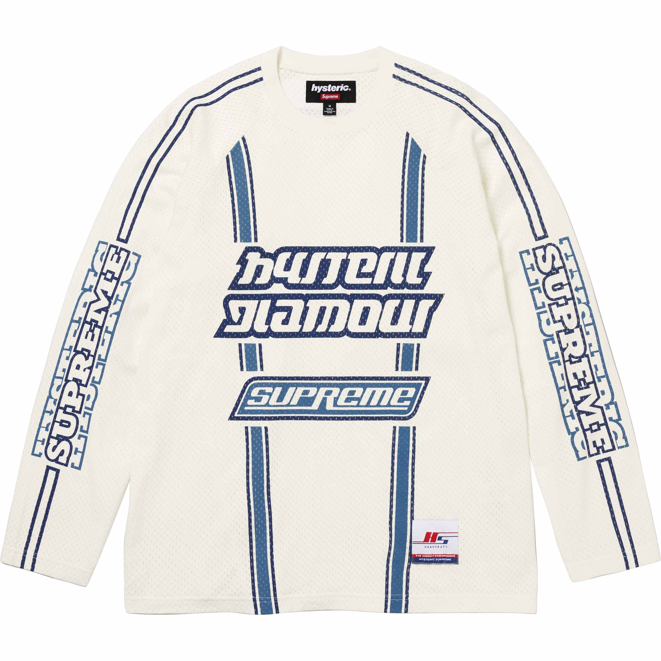 Supreme x HYSTERIC GLAMOUR Mesh L/S Top 