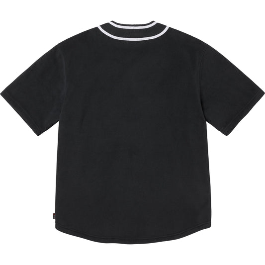 Supreme Polartec Baseball Jersey "Black"