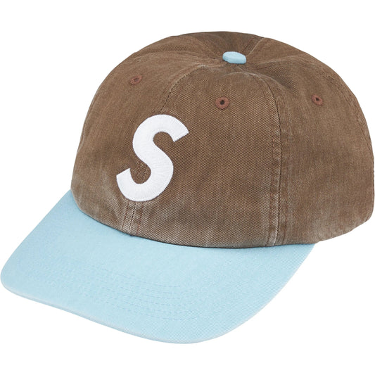 Supreme Pigment Coated 2-Tone S Logo 6-Panel "Brown"