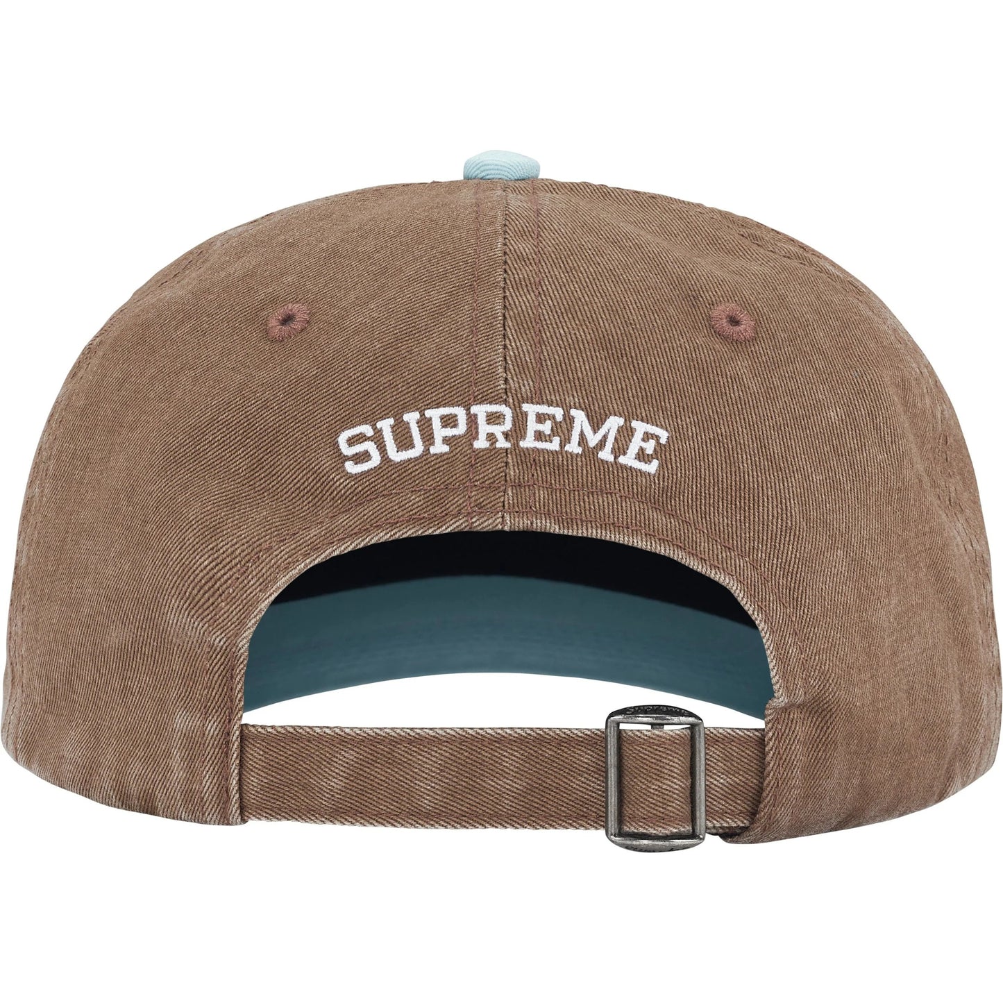 Supreme Pigment Coated 2-Tone S Logo 6-Panel "Brown"