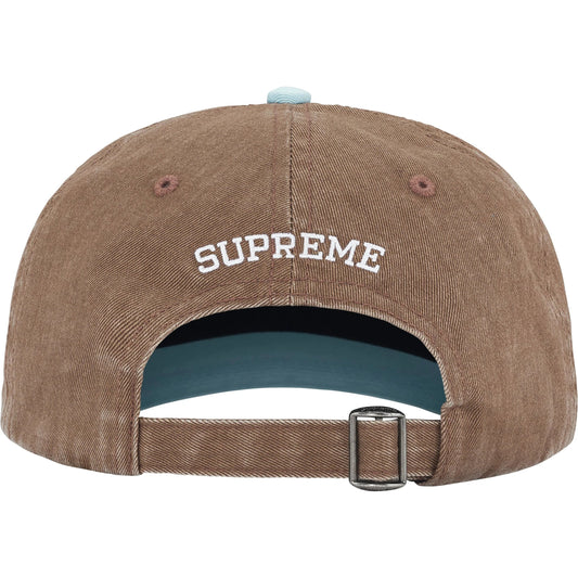 Supreme Pigment Coated 2-Tone S Logo 6-Panel "Brown"