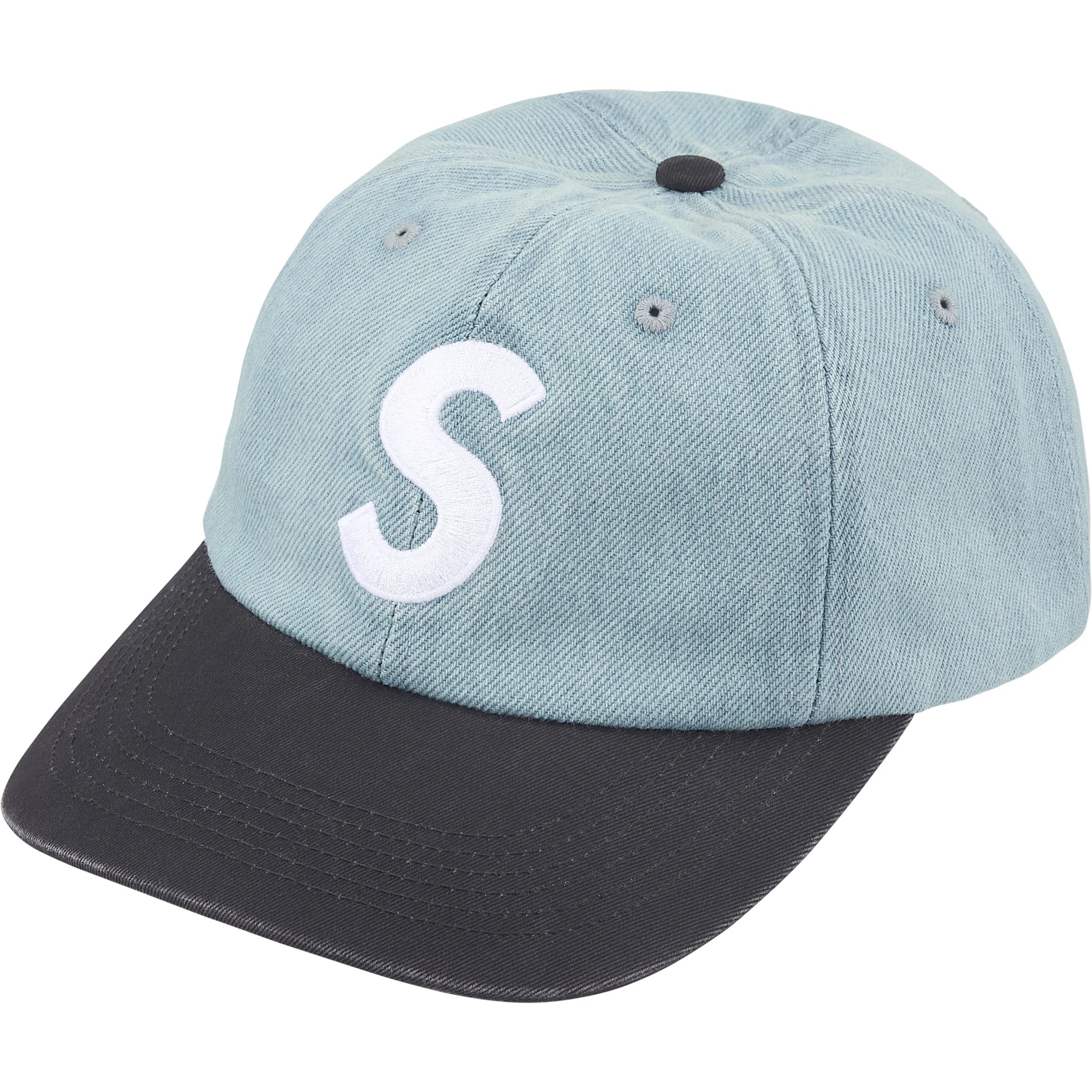 帽子 Pigment Coated 2Tone S Logo 6Panel Denim Supreme Pigment Coated 2-Tone S Logo 6-Panel 