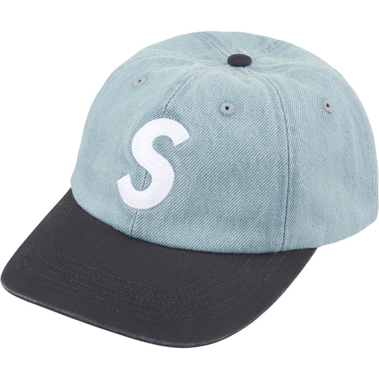 Supreme Pigment Coated 2-Tone S Logo 6-Panel "Denim"