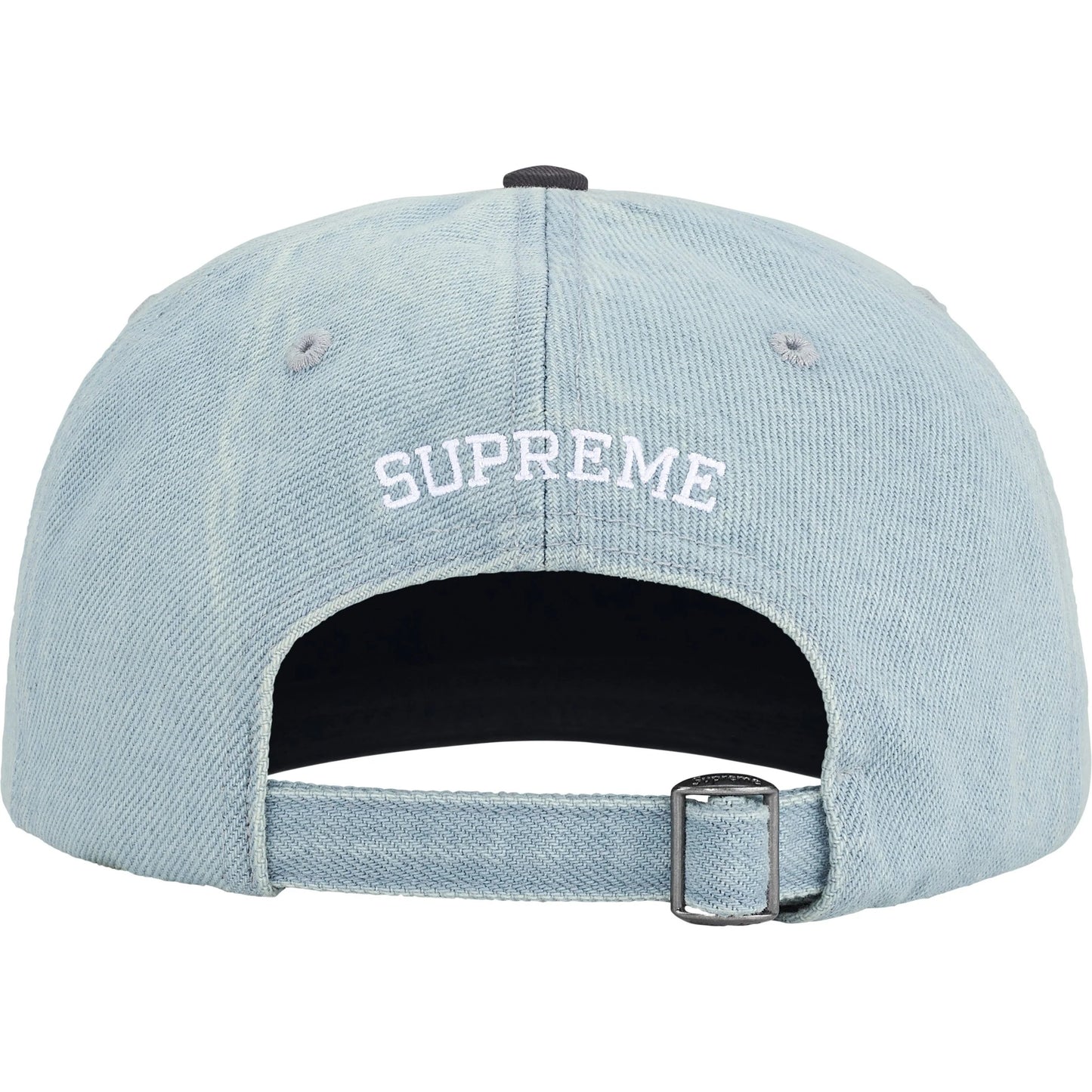 Supreme Pigment Coated 2-Tone S Logo 6-Panel "Denim"