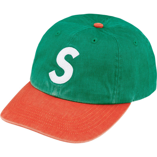 Supreme Pigment Coated 2-Tone S Logo 6-Panel "Green"