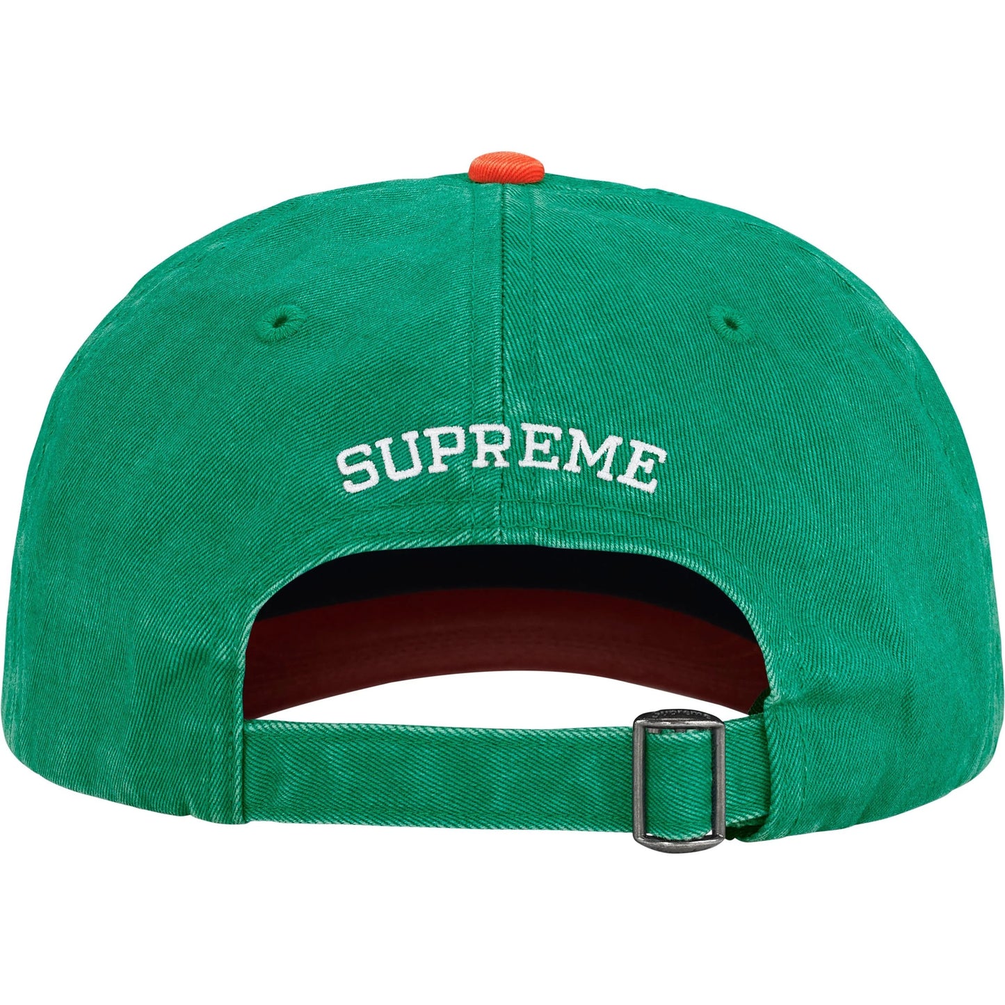 Supreme Pigment Coated 2-Tone S Logo 6-Panel "Green"