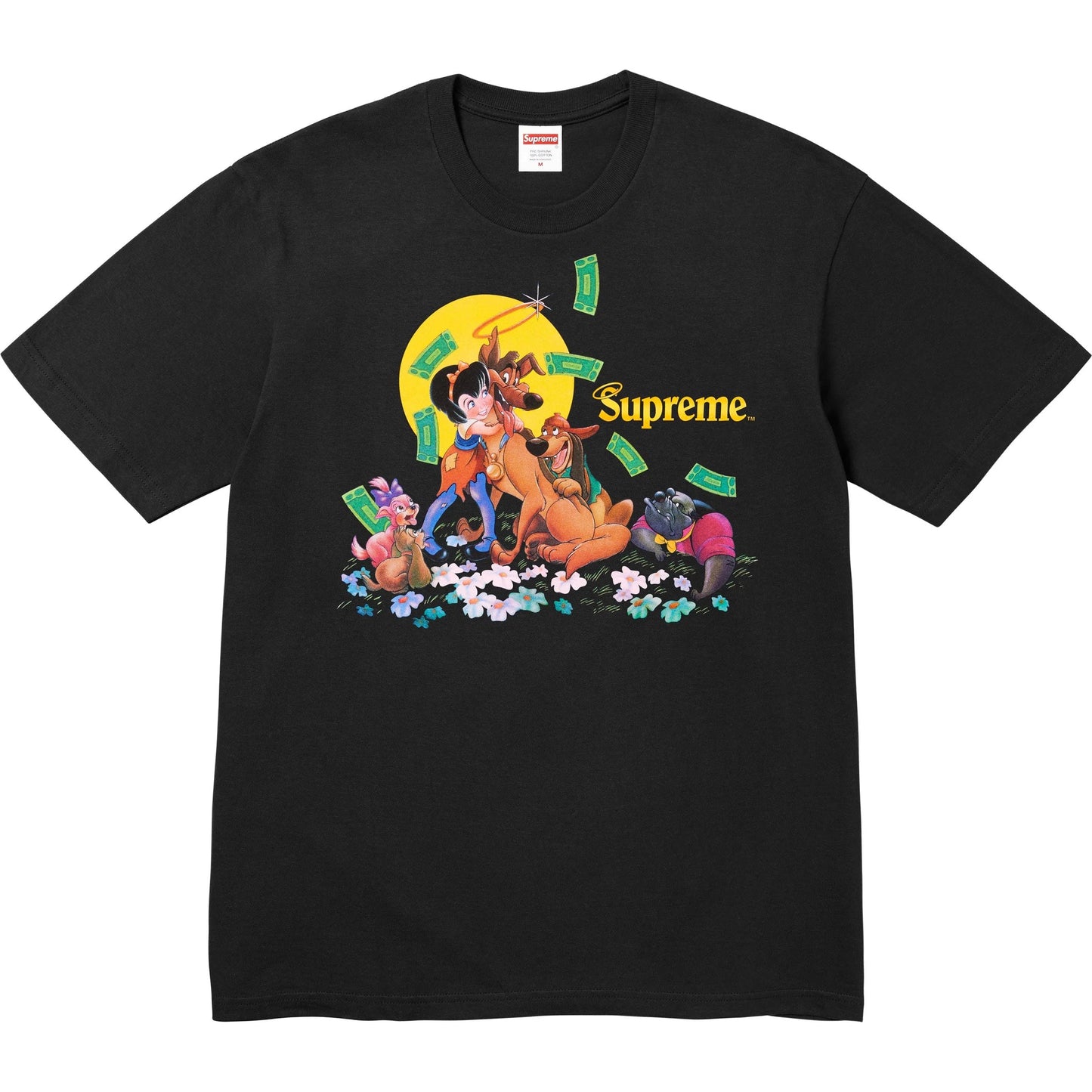 Supreme All Dogs Go To Heaven Tee "Black"