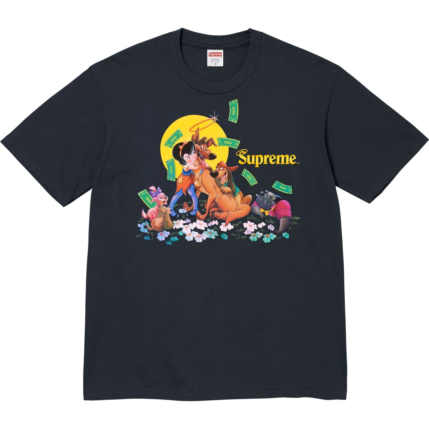 Supreme All Dogs Go To Heaven Tee "Navy"