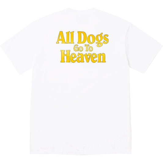 Supreme All Dogs Go To Heaven Tee "White"