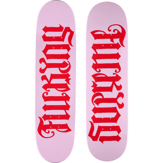 Supreme Ambigram Skateboard "Pink"