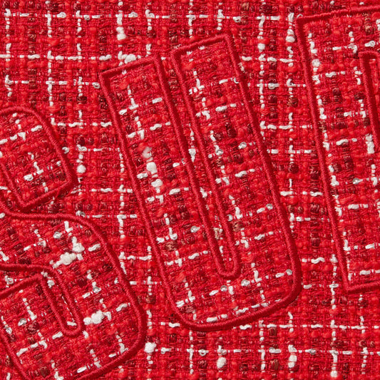 Supreme Boucle Baseball Jersey "Red"