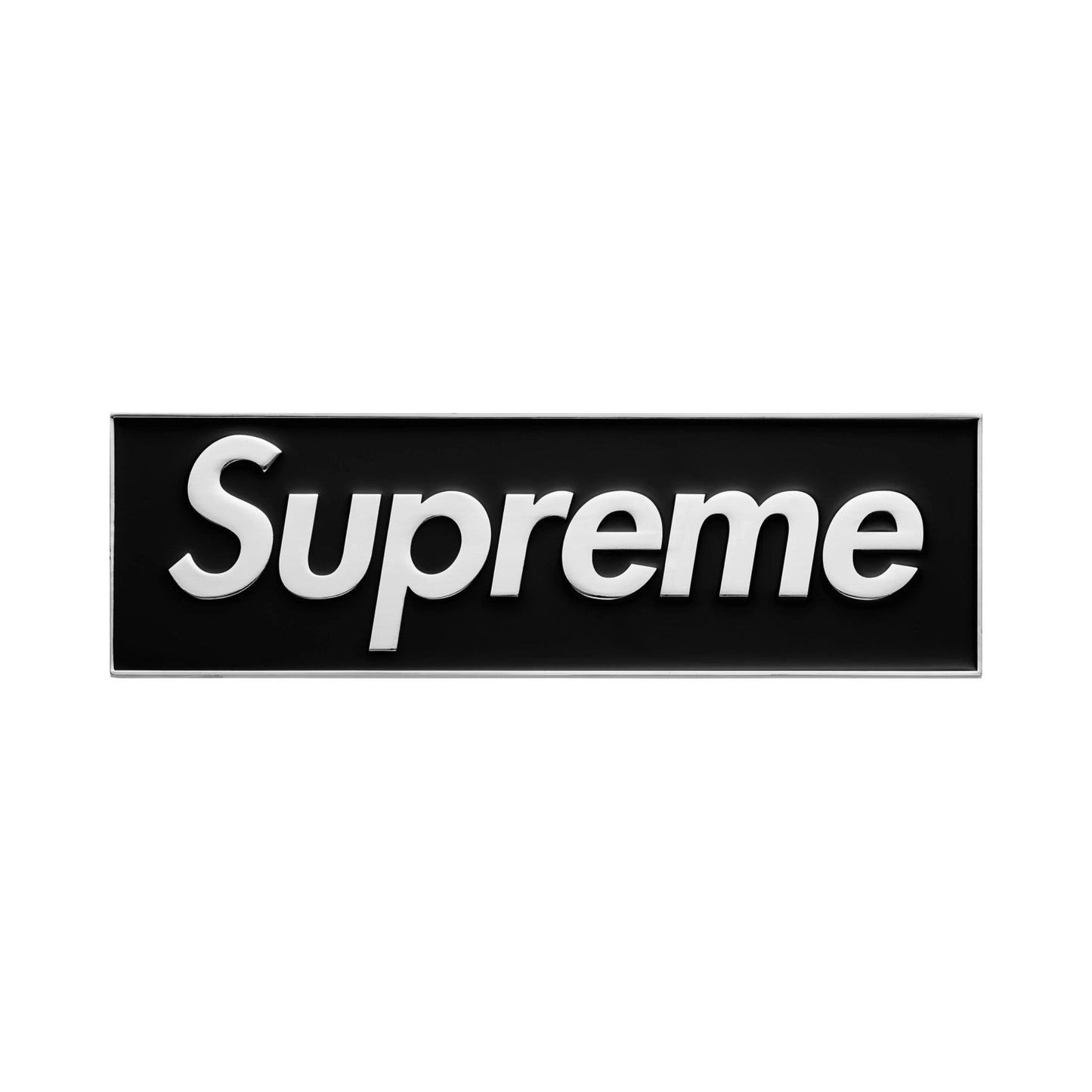 Supreme Box Logo Car Emblem "Black"