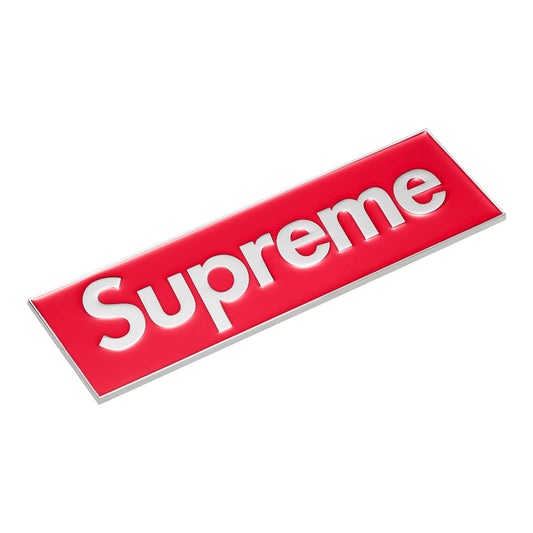Supreme Box Logo Car Emblem "Red"
