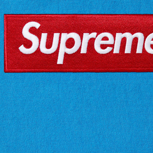 Supreme Box Logo Hooded Sweatshirt "Cyan"
