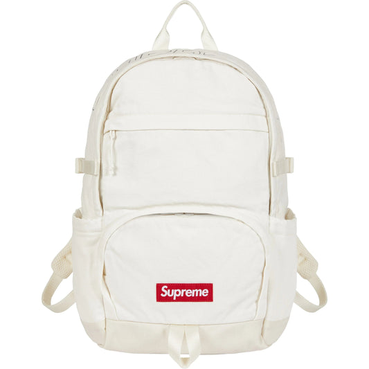 Supreme Denim Backpack "White"
