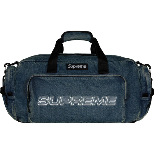 Supreme Denim Duffle Bag "Washed Indigo"