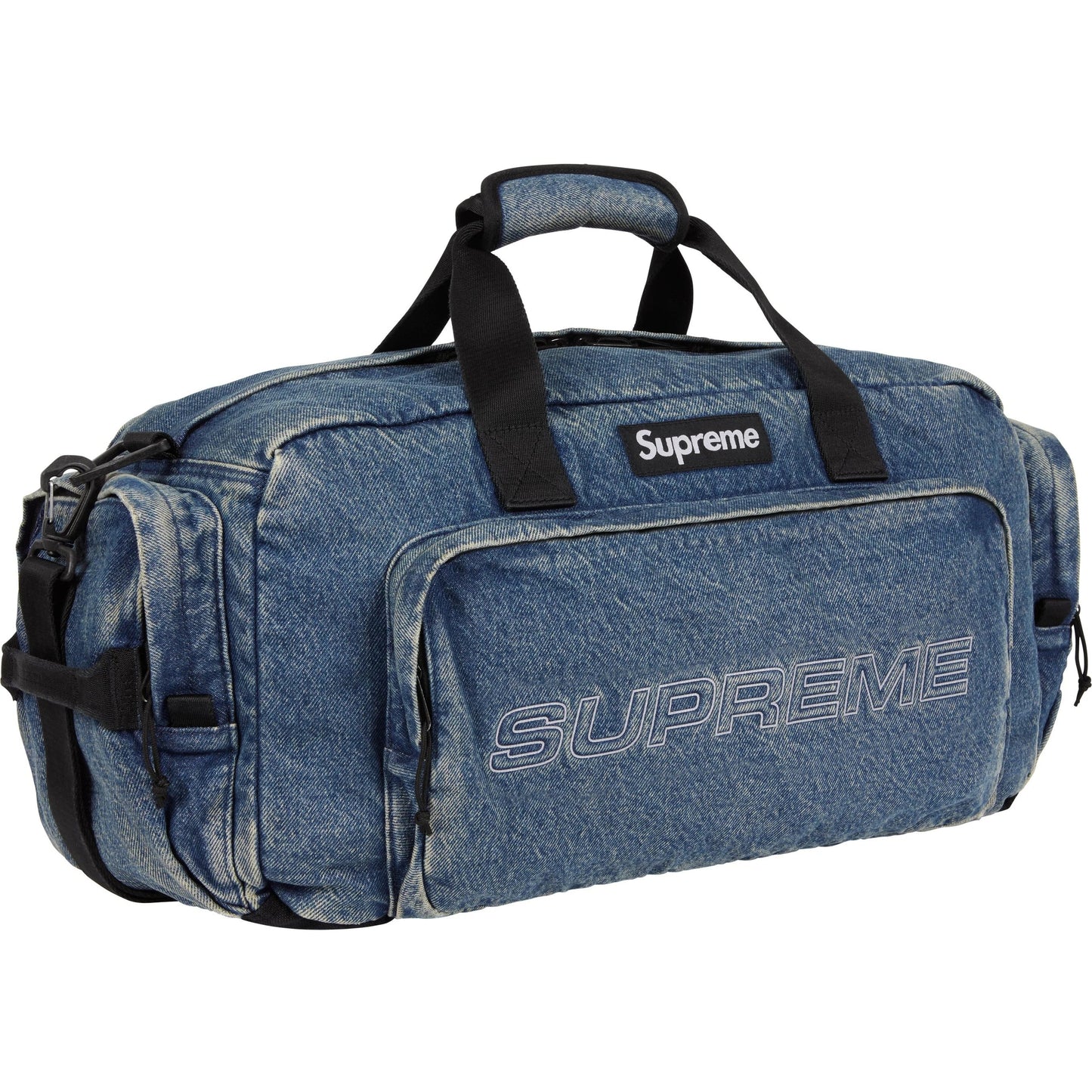 Supreme Denim Duffle Bag "Washed Indigo"