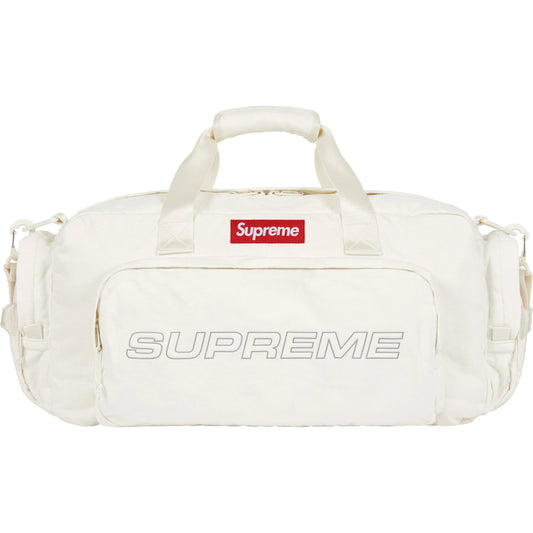 Supreme Denim Duffle Bag "White"