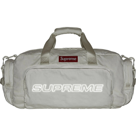 Supreme Denim Duffle Bag "White"