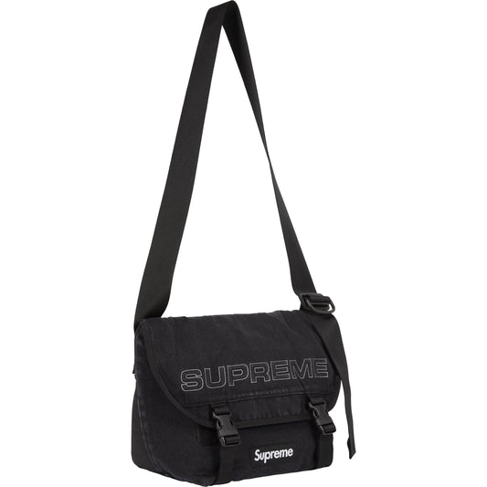 Supreme Denim Messenger Bag "Black"