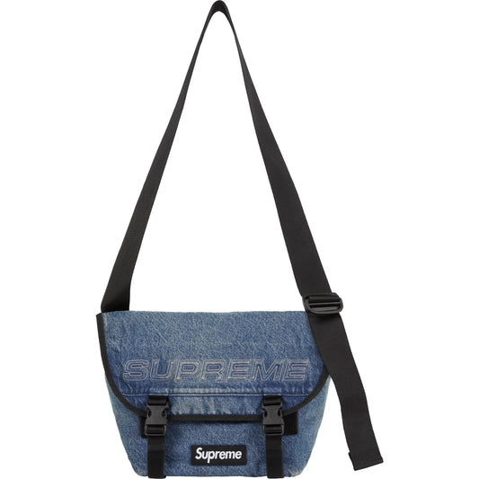 Supreme Denim Messenger Bag "Washed Indigo"