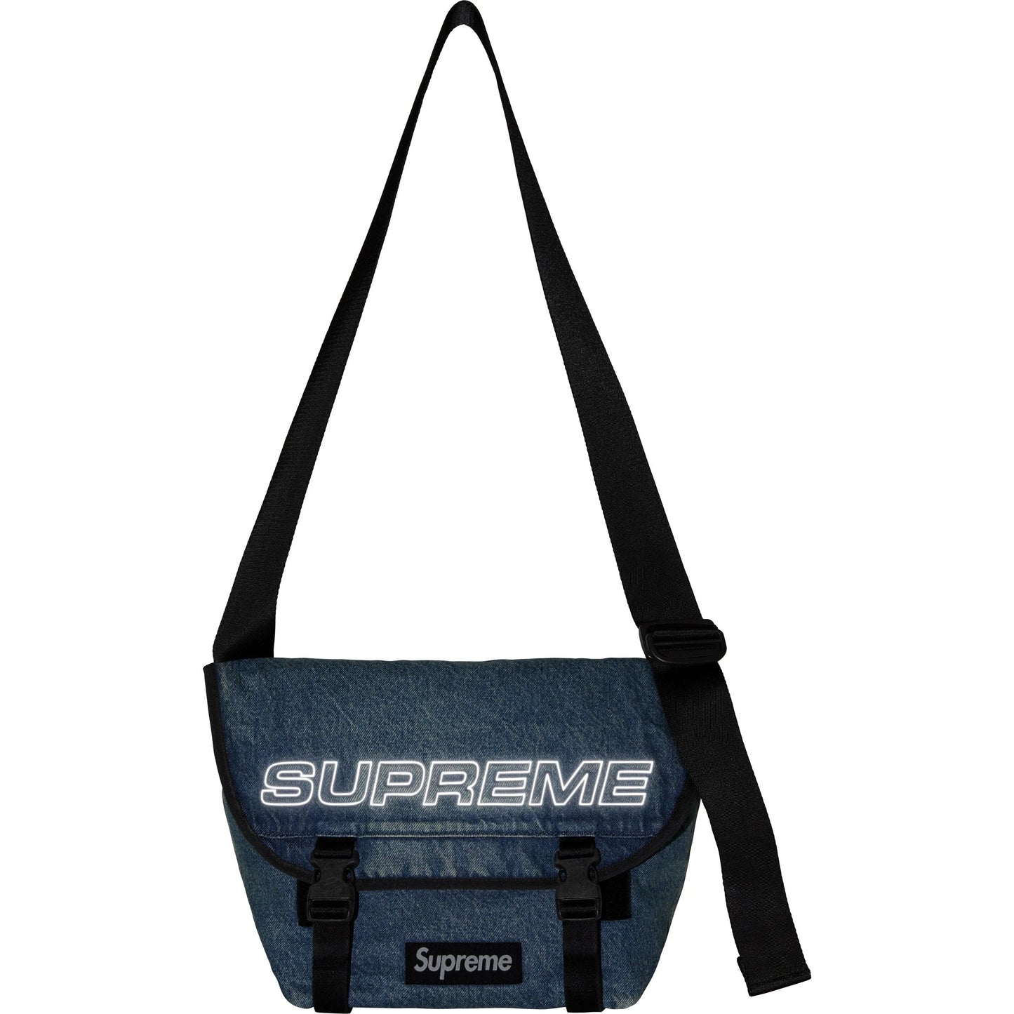 Supreme Denim Messenger Bag "Washed Indigo"