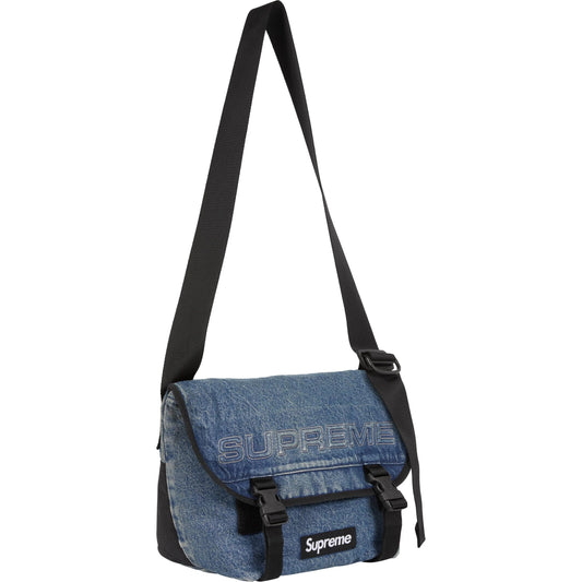 Supreme Denim Messenger Bag "Washed Indigo"