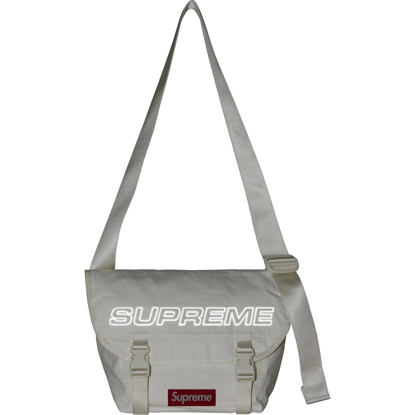 Supreme Denim Messenger Bag "White"