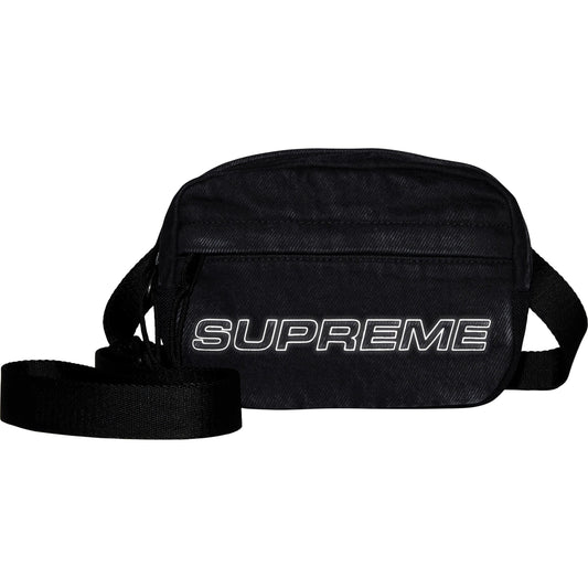 Supreme Denim Mini Shoulder Bag "Black"