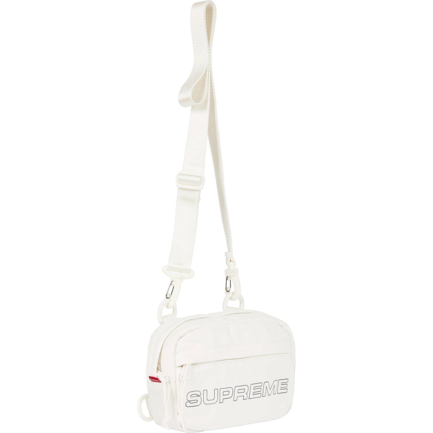 Supreme Denim Mini Shoulder Bag "White"