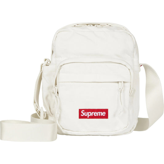 Supreme Denim Shoulder Bag "White"