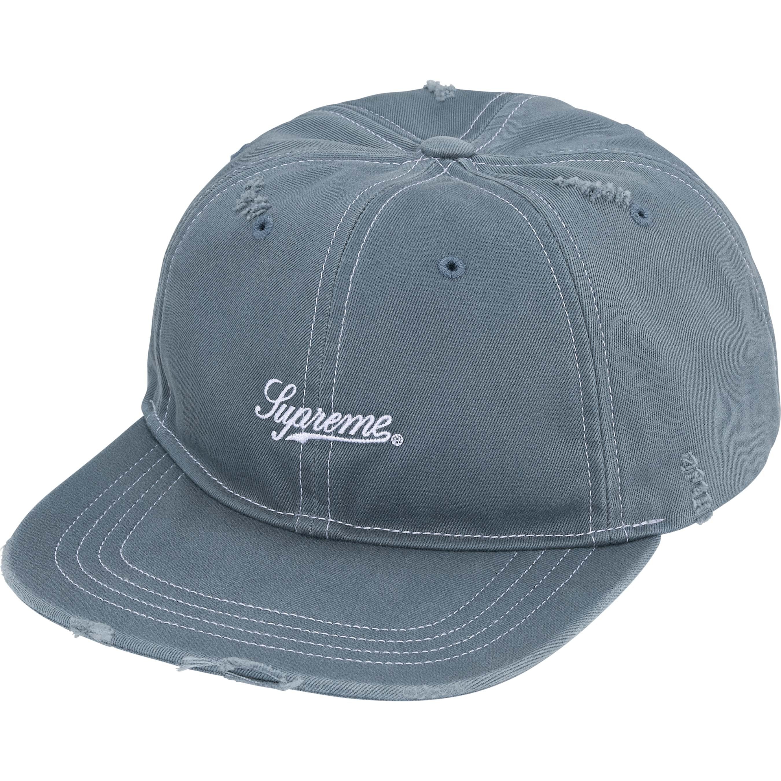 Supreme Distressed Script 6-Panel 