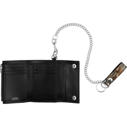 Supreme Leather Chain Wallet "Realtree AP Camo"