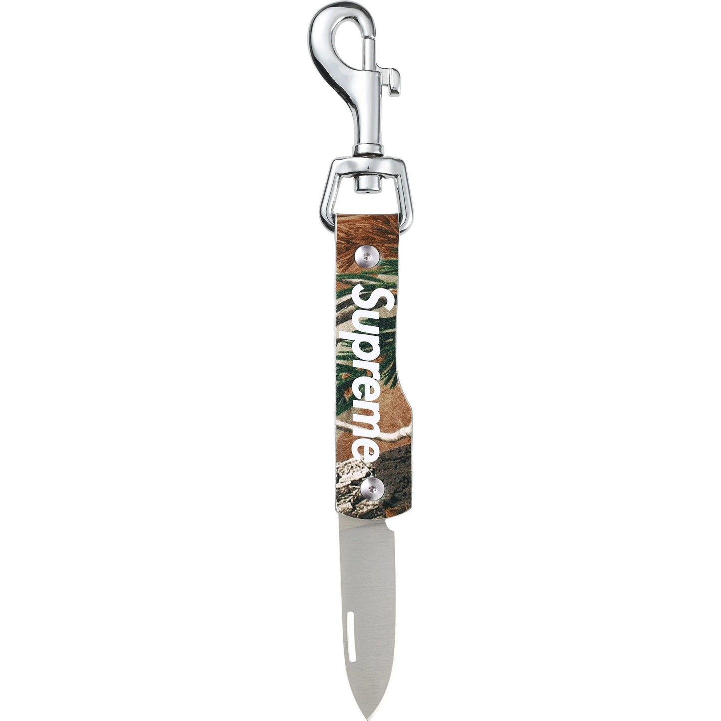 Supreme Leather Clip Knife "Realtree AP Camo"