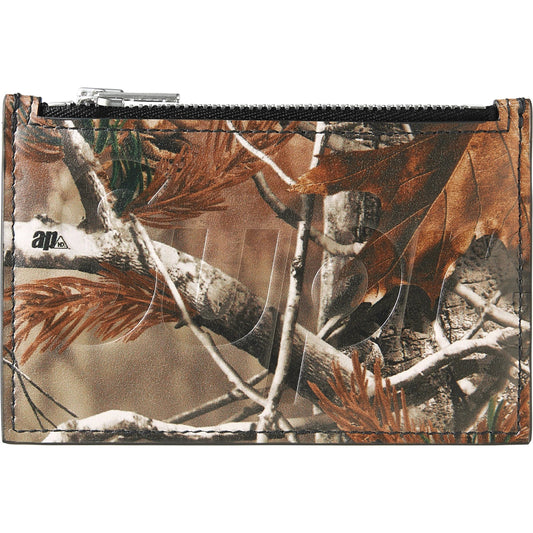Supreme Leather Zip Card Holder "Realtree AP Camo"