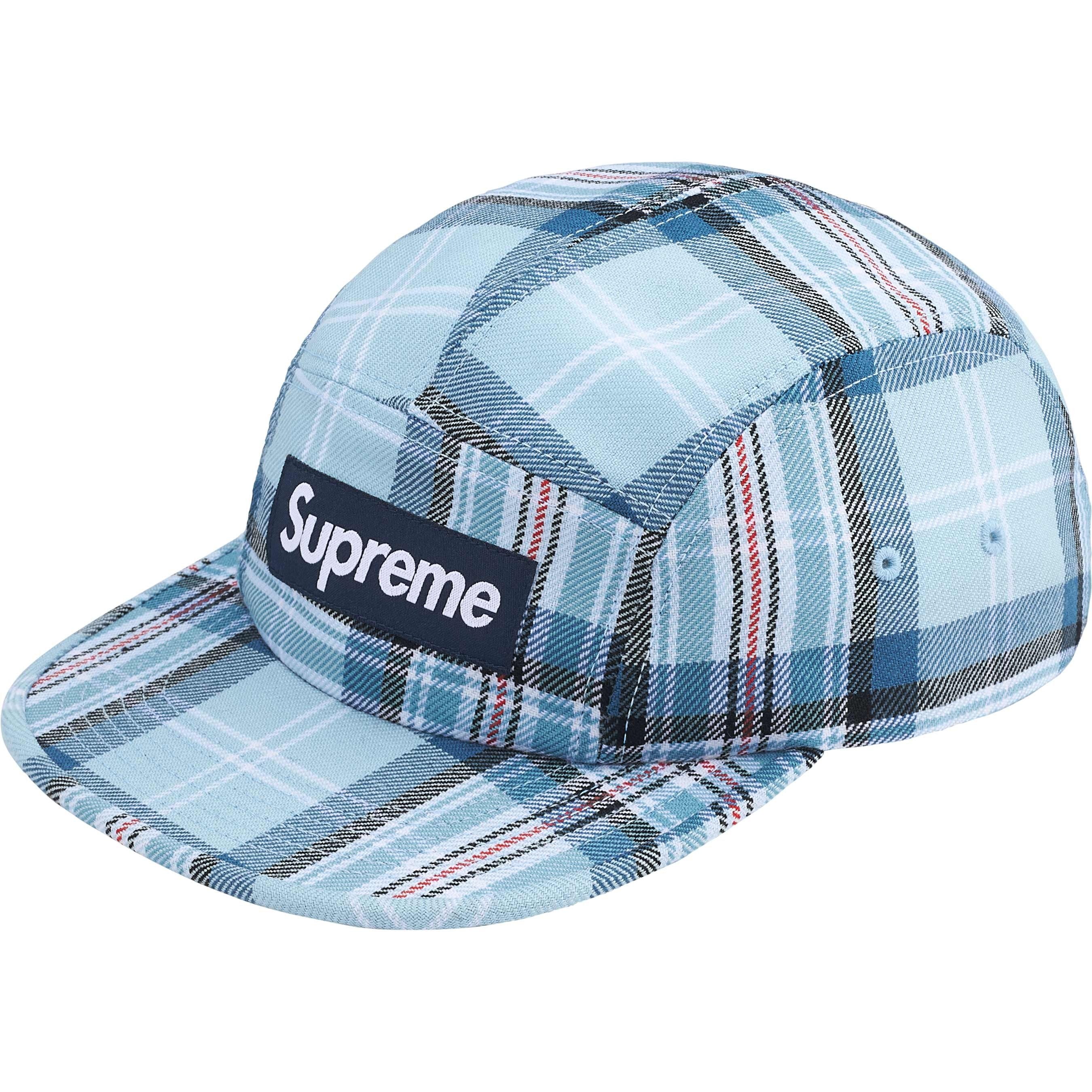 supreme Lochcarron® Camp Cap Light Blue Supreme Lochcarron Camp Cap 