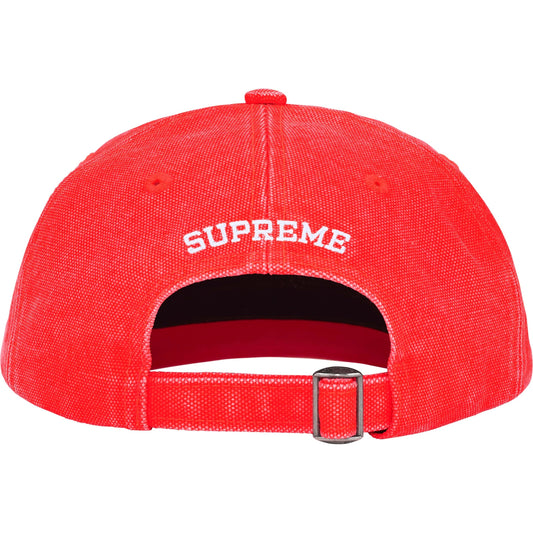 Supreme Pigment Coated Canvas S Logo 6-Panel "Bright Orange"