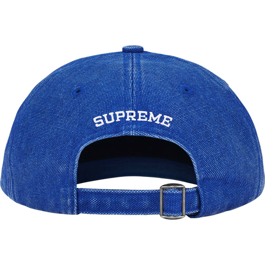 Supreme Pigment Coated Canvas S Logo 6-Panel "Royal"