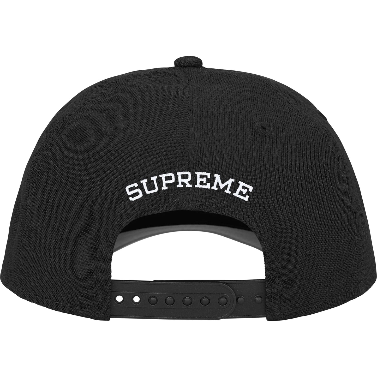 Supreme Sharp Spellout Adjustable New Era "Black"