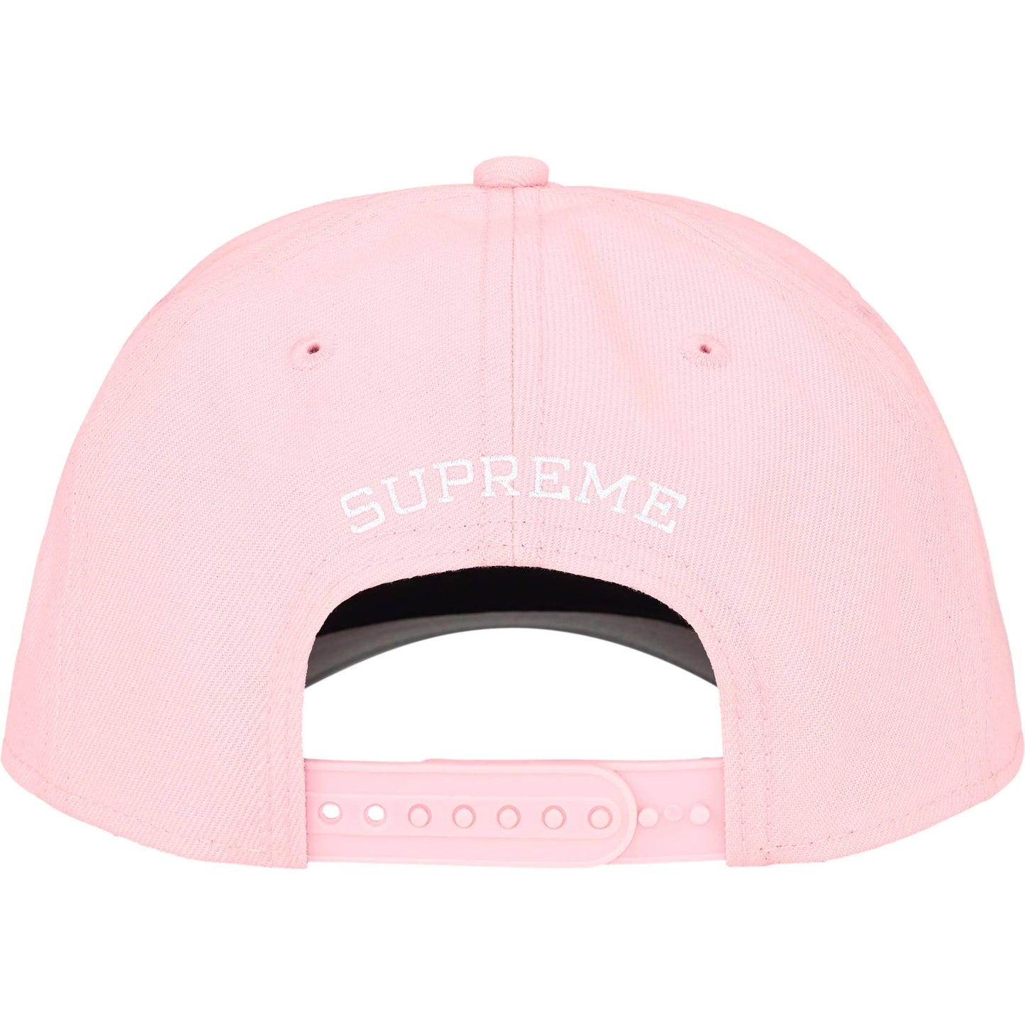 Supreme Sharp Spellout Adjustable New Era "Light Pink"
