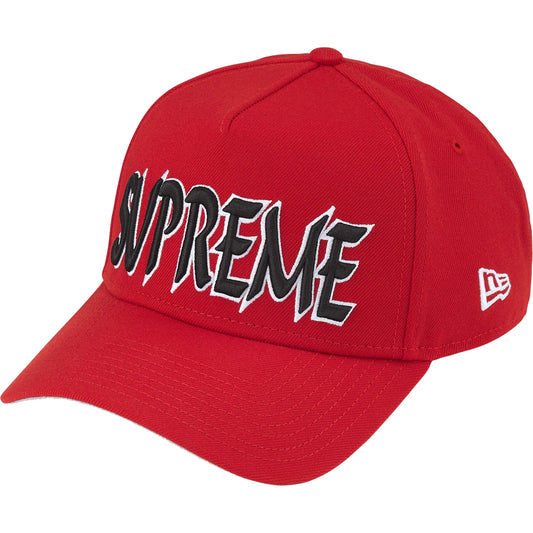 Supreme Sharp Spellout Adjustable New Era "Red"