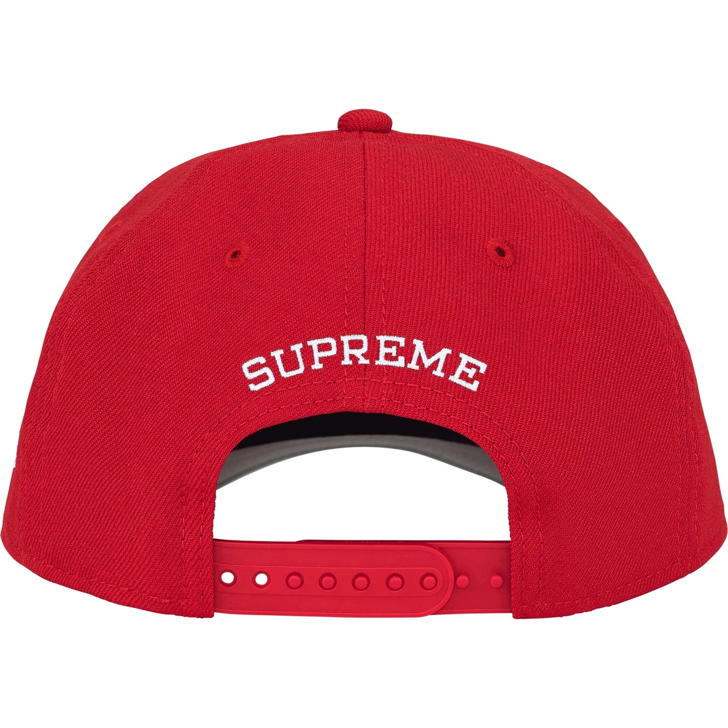 Supreme Sharp Spellout Adjustable New Era "Red"